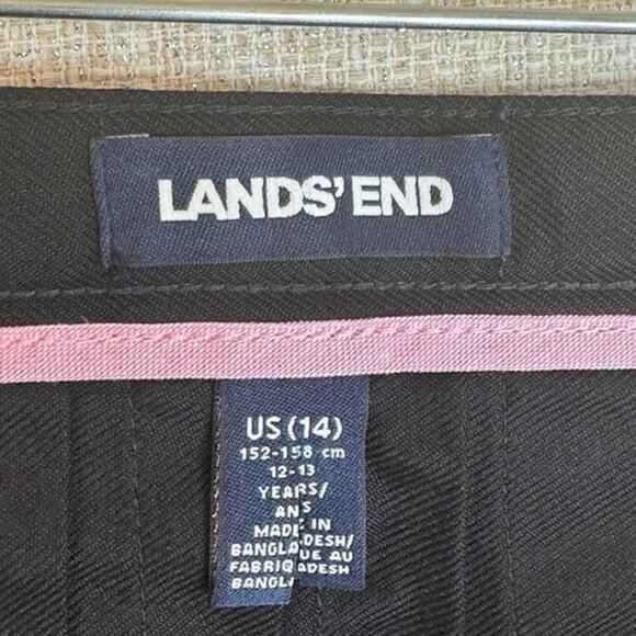 Lands' End NWOT girls black skirt size 14 - Picture 3 of 8